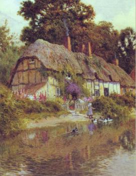 Cottages on the river